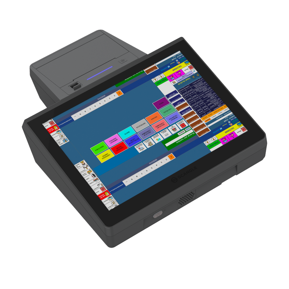 Scangle K2 All in one Cash register with 58mm Autocutter thermal Printer support windows & Android OS